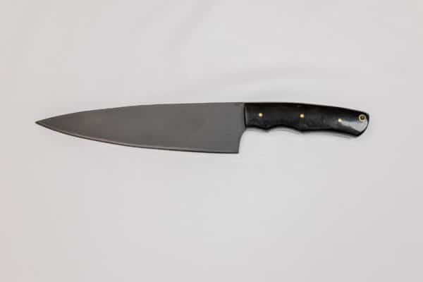 4-Piece Black Knife Set with Knife Roll - Image 2