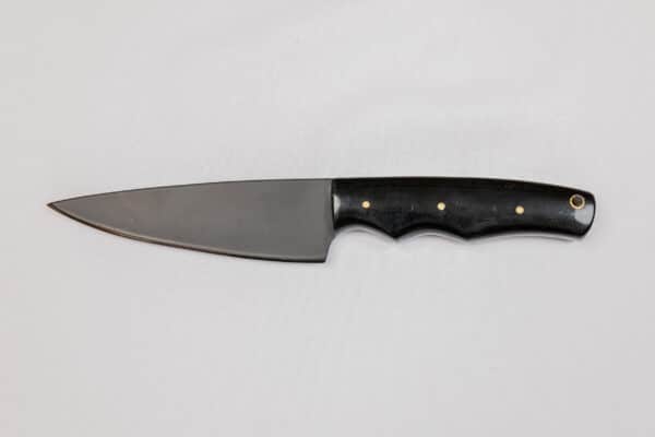 4-Piece Black Knife Set with Knife Roll - Image 5